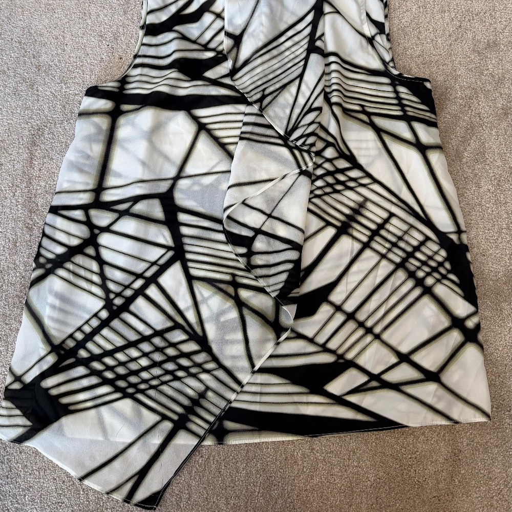 Phillip Lim for Target. Black/white asymmetric shirt